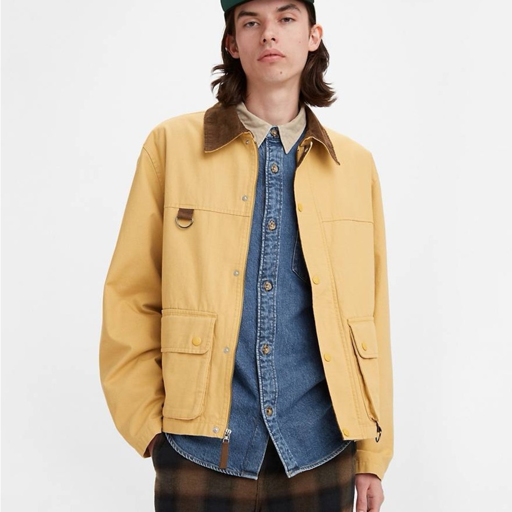 Levi’s Yellow Fisherman Jacket sz XXL